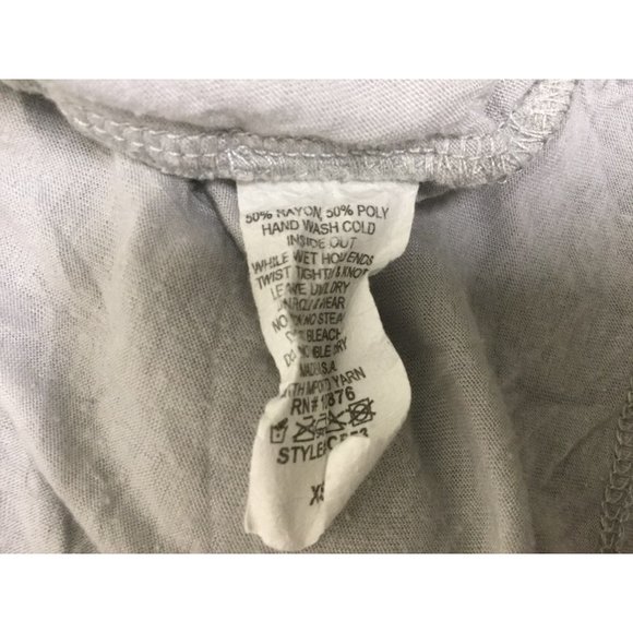 Comfy USA Gray Oversized Tunic top XS - Picture 7 of 7